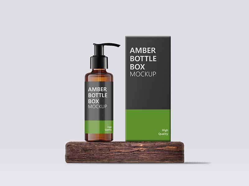 Amber Bottle box