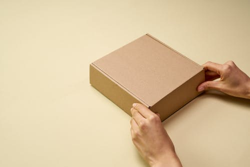 Plain box before customized packaging